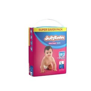 Supermom Baby Diaper Large (9-14kg) 40 pcs